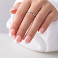flat french nail